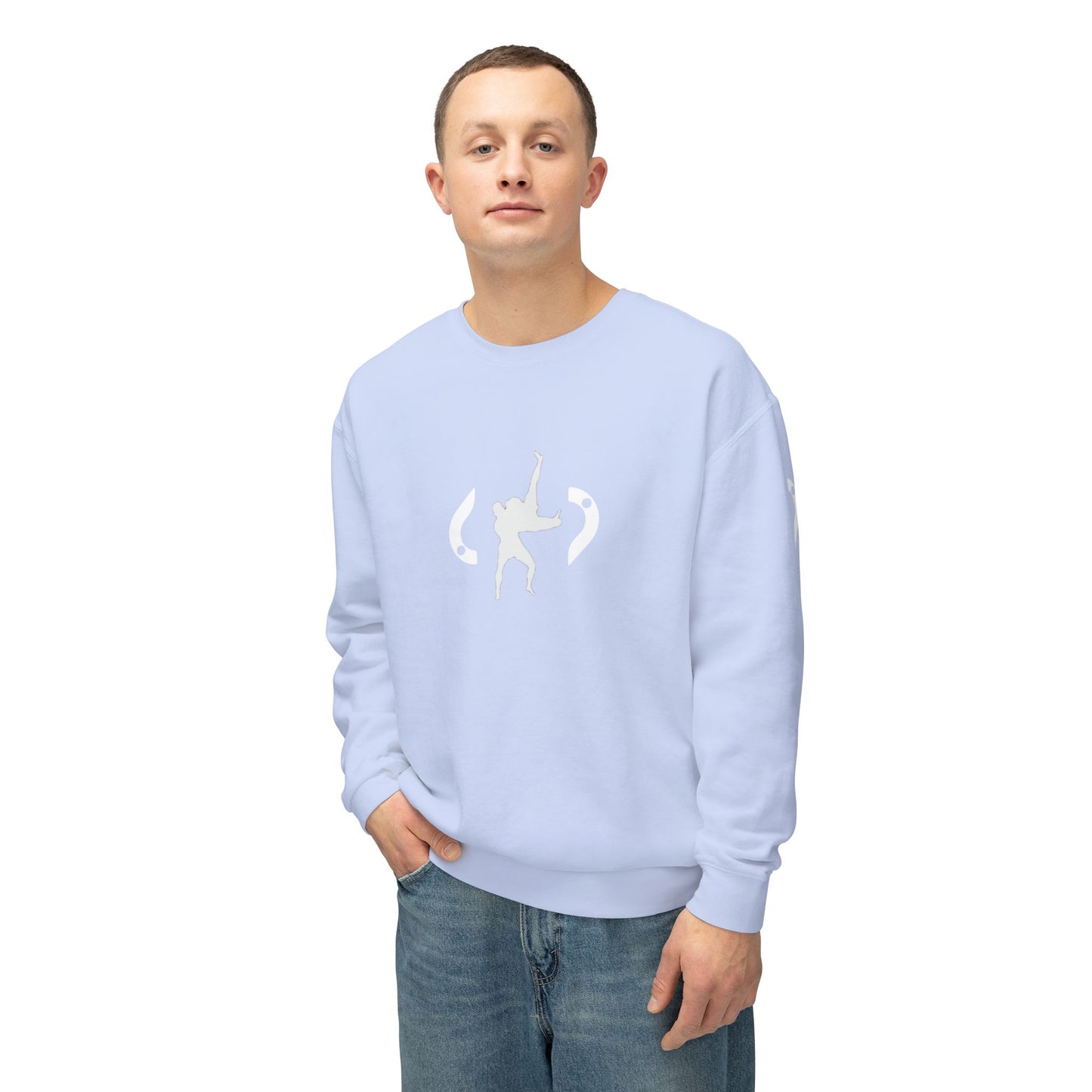 ZERO Throw Unisex Lightweight Crewneck Sweatshirt