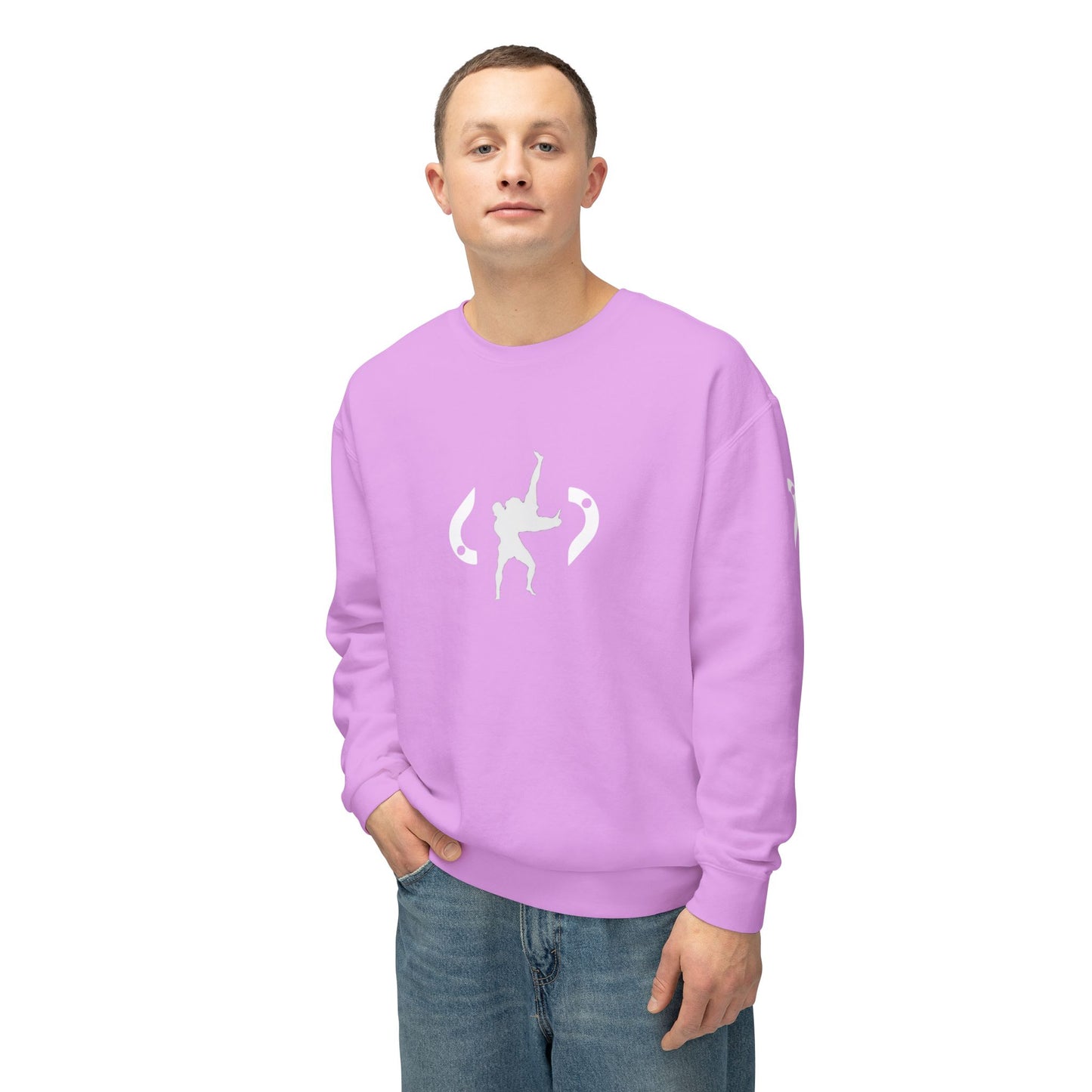 ZERO Throw Unisex Lightweight Crewneck Sweatshirt