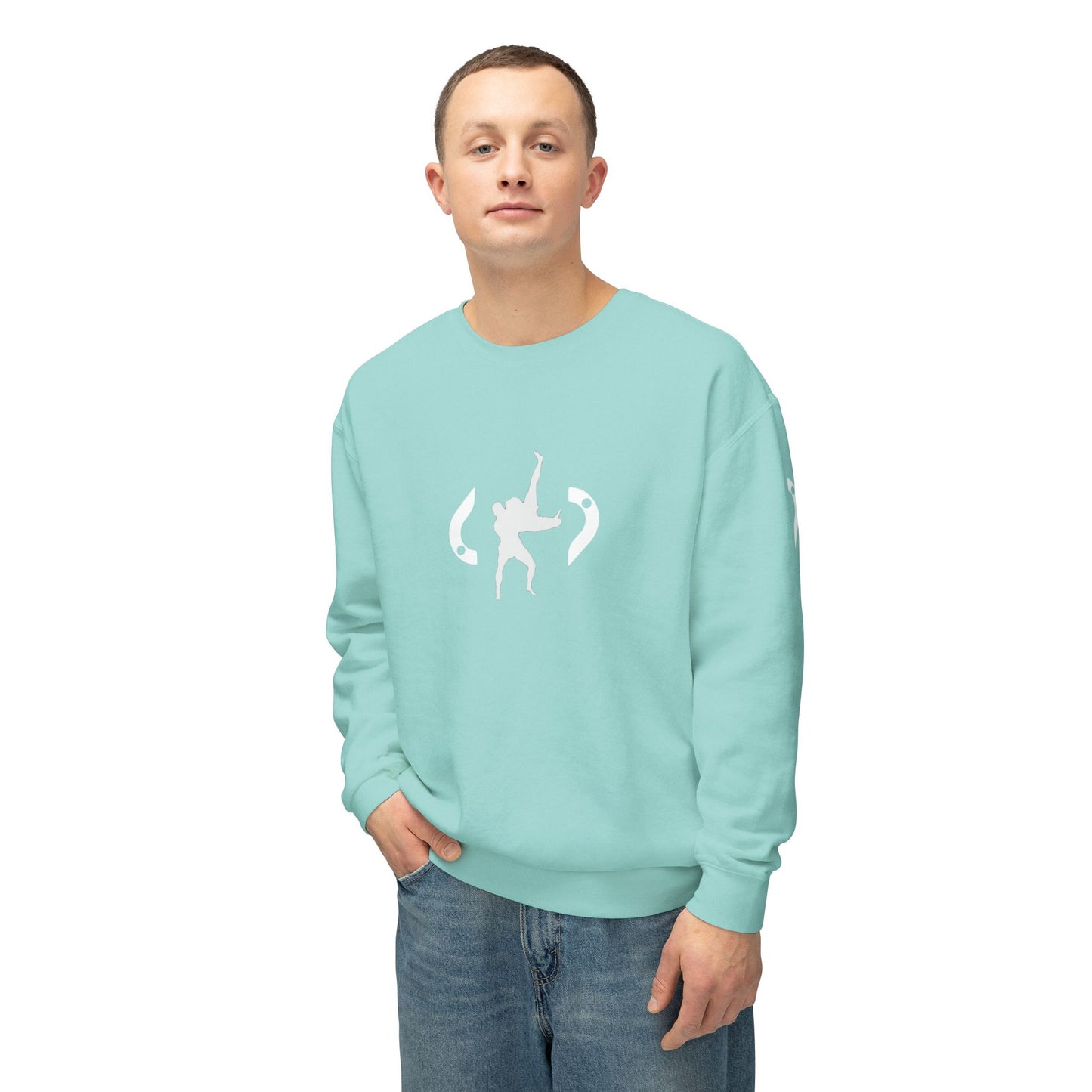 ZERO Throw Unisex Lightweight Crewneck Sweatshirt