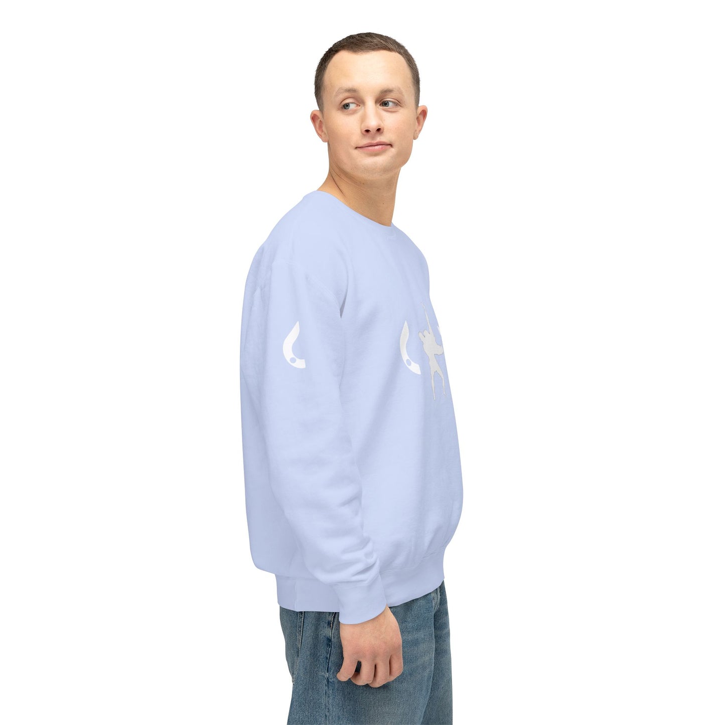 ZERO Throw Unisex Lightweight Crewneck Sweatshirt